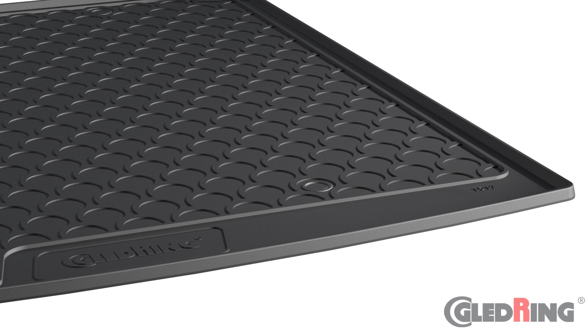 Original Gledring Premium Gummi Kofferraummatte - SKODA Superb 3V HB (Tiefer Boden) 2015->